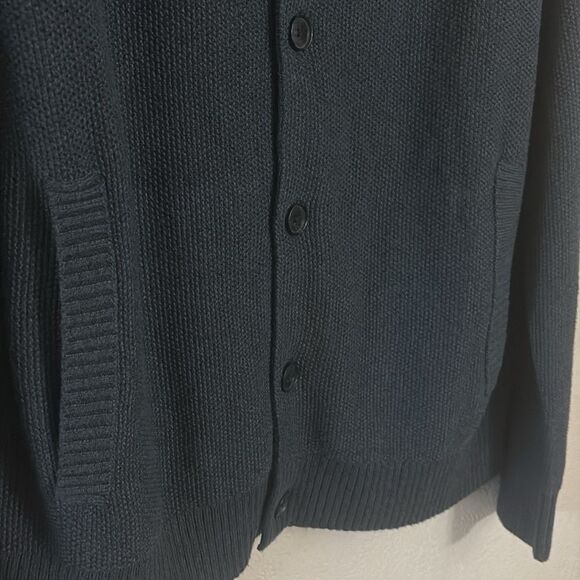 NWT Banana Republic Navy Blue Knit Cardigan Size L - Picture 6 of 7